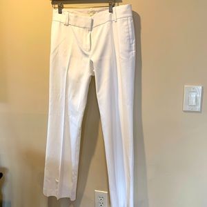J Crew City Fit Trousers Front & Back Pockets Double Belt Loop